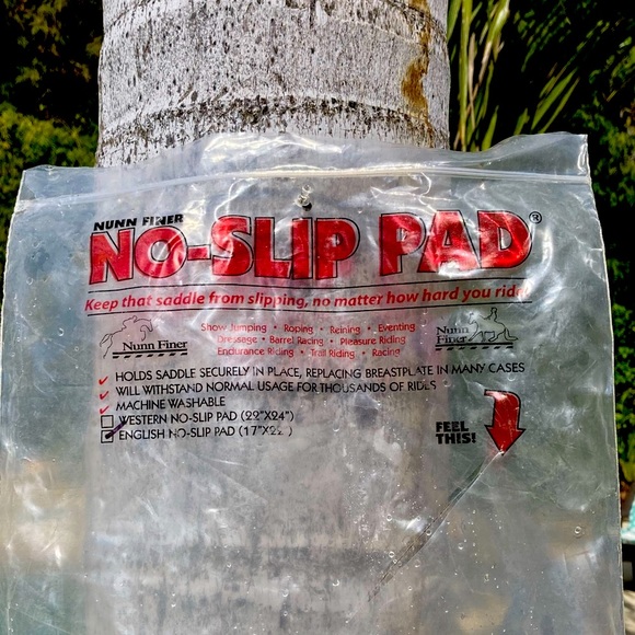 Nunn Finer No Slip Pad English Equestrian Horse Accessories New - Picture 9 of 10